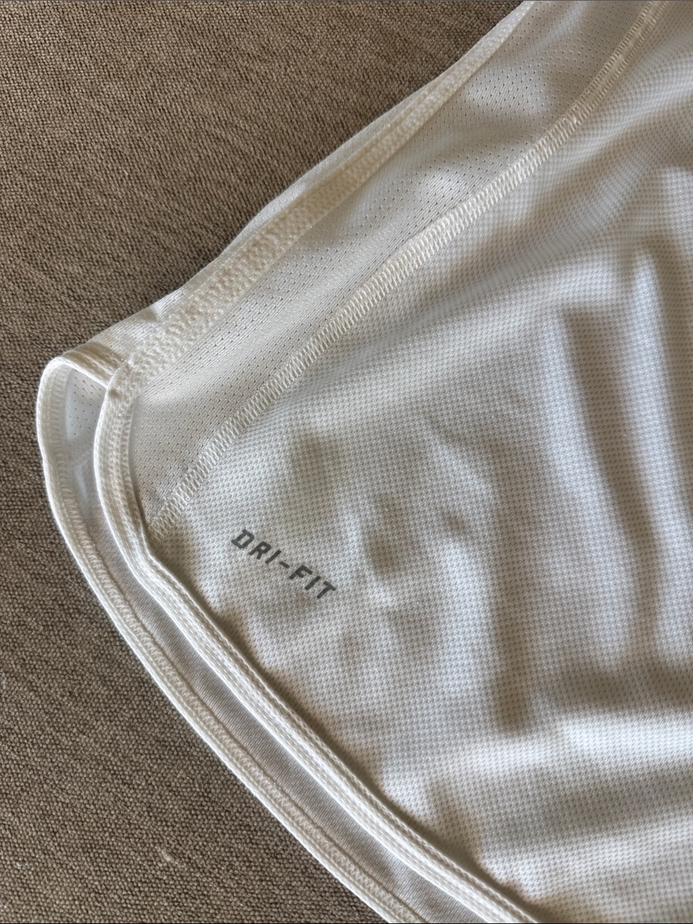 Nike White Dri-FIT Racerback Training Tank - Picture 2 of 3